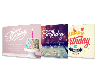 Happy Birthday Postcards