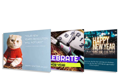 New Year Postcards